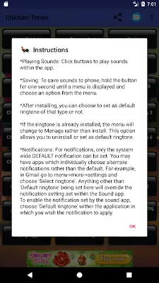 Chicken Sounds android App screenshot 2